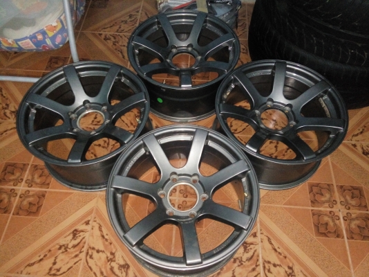 ยีราฟซิ่ง แม็กซ์สวยงานดีRT7ขอบ176รูหน้า8นิ้ว.สีเทากัลพร้อมยาง