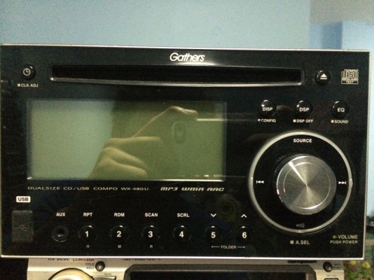 Gathers KENWOOD WX-480U USB MP3 CD AUX ติดรถHonda หน้าจอใหญ่สวย ลูกเล่นเยอะ กราฟฟิก มือ2 ญี่ปุ่น