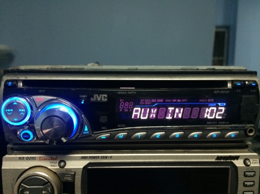 JVC KD-G645 USB MP3 CD AUX FMคลื่นไทย ปรีเอ้า2ชุด ไม่เคยแกะเครื่อง เครื่องศูนย์ไทย มือ2