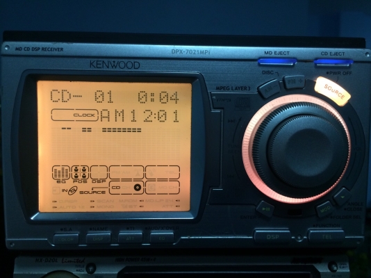 KENWOOD DPX-7021MP1 MP3 CD AUX ปรีเอ้า2ชุด คุมกล่องCD หน้าจอไฟฟ้า กราฟฟิก ไฟเปลื่ยนสีได้เยอะ ลูกเล่นอีกมากมาย มือ2 ญี่ปุ่น