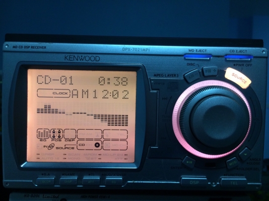 KENWOOD DPX-7021MP1 MP3 CD AUX ปรีเอ้า2ชุด คุมกล่องCD หน้าจอไฟฟ้า กราฟฟิก ไฟเปลื่ยนสีได้เยอะ ลูกเล่นอีกมากมาย มือ2 ญี่ปุ่น