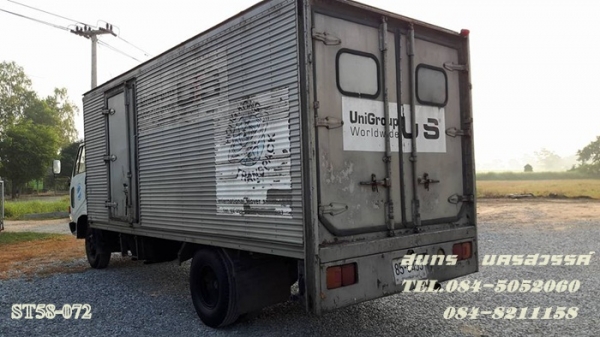 ขายด่วน รถบรรทุก 6 ล้อ HINO 117 แรง ตู้แห้ง 3 บาน ยาว 5.5M สภาพเดิมๆ สวย พร้อมใช้งาน ราคาสุดคุ้ม