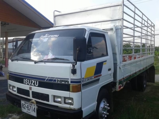 ขายรถบรรทุกหกล้อ Isuzu NPR59PU5 เครื่อง 115 แรง ปี 37 ช่วงยาว 5 เมตร เกียร์สั้น