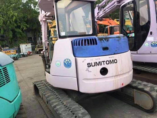 รถแบคโฮsumittomo รุ่น: SH65 ซ๊เรียล: 065u2-1467 เอาบุ้งกี๋เพิ่มเงิน 20,000บาท