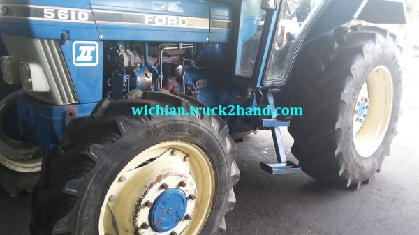 ขายแล้วขอบคุณพี่วาสนา บ้านคา ราชบุรี รถไถฟอร์ด 5610 II เครื่องลาย ท่อไอดีโต ปั้มเหลี่ยม เกียร์คอตาราง ราคาไม่แพง รถสวย