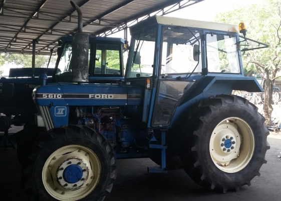 ขายแล้วขอบคุณพี่วาสนา บ้านคา ราชบุรี รถไถฟอร์ด 5610 II เครื่องลาย ท่อไอดีโต ปั้มเหลี่ยม เกียร์คอตาราง ราคาไม่แพง รถสวย