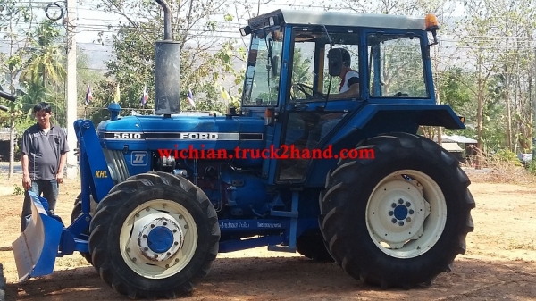 ขายแล้วขอบคุณพี่วาสนา บ้านคา ราชบุรี รถไถฟอร์ด 5610 II เครื่องลาย ท่อไอดีโต ปั้มเหลี่ยม เกียร์คอตาราง ราคาไม่แพง รถสวย