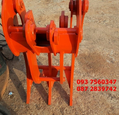 ขายหัวคีบไม้ ใช้สำหรับรถแบคโฮ