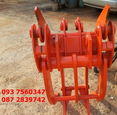 ขายหัวคีบไม้ ใช้สำหรับรถแบคโฮ