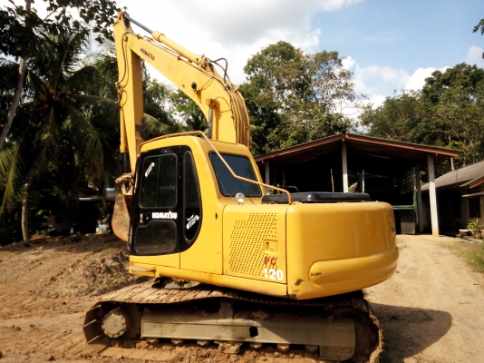 ขายรถแบคโฮ KOMATSU PC120-6 เอกสารเล่มทะเบียน ระบบไฟเต็ม ราคา 950000
