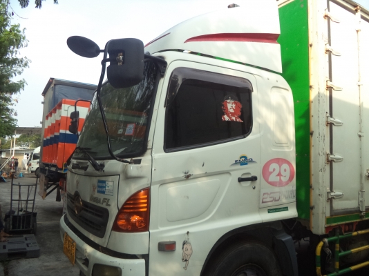 ขาย รถบรรทุกฮีโน่  10 ล้อ ตู้แห้ง ใช้ก๊าซCNG