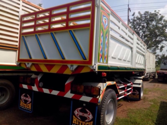 ขายรถพ่วง Isuzu เครื่อง 320 แรง ปี 49 กระบะดัมพ์สามมิตร ลูก 3 เพลาแท้ พร้อมใช้งาน