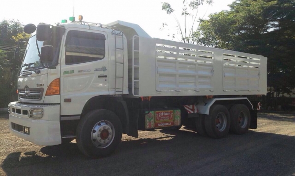 ขายรถพ่วงดัมพ์ Hino 500 เครื่อง 344 ปี 53 กระบะดัมพ์แม่ลูกอู่ ส.สมบัติ ลูก 3 เพลา ทะเบียนพร้อม