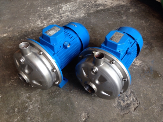 ขายปั้มน้ำหอยโข่งหัวปั้มสแตนเลส Ebara 2.5HP. กับ 2HP. 380V สภาพสวยทำสีใหม่ วิ่งนิ่ม พร้อมใช้งาน อย่างละ 2ตัวครับ