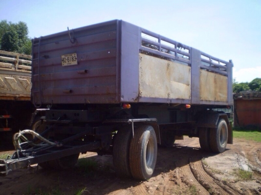 ขายลูกพ่วงดัมพ์เหล็ก 2 เพลา ปี 38 ยางดี พื้นไม่ผุ ทะเบียนพร้อมใช้งาน