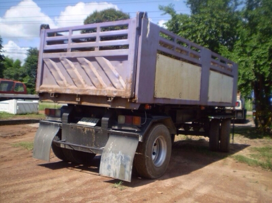 ขายลูกพ่วงดัมพ์เหล็ก 2 เพลา ปี 38 ยางดี พื้นไม่ผุ ทะเบียนพร้อมใช้งาน