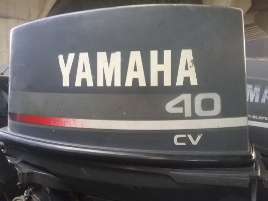 ขายเครื่องเรือ yamaha 40 cv  หาง17"