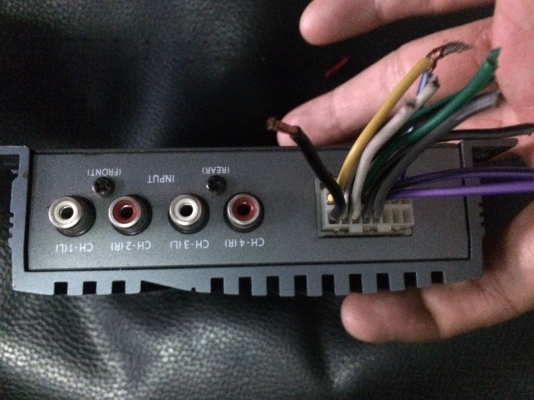 Power Amp Alpine MXE-F359 50W x 4CH ขนาดเท่าฝ่ามือ มือ2 ญี่ปุ่น