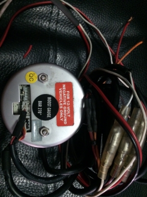 เกจวัด 2นิ้ว BOOST GAUGE PROSPORT หน้าดำ มือ2 ญี่ปุ่น