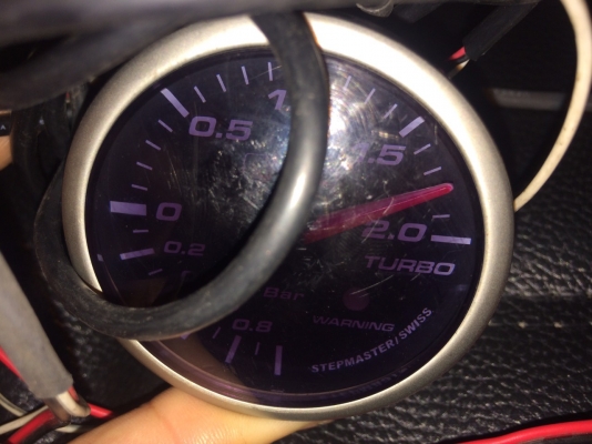 เกจวัด 2นิ้ว BOOST GAUGE PROSPORT หน้าดำ มือ2 ญี่ปุ่น