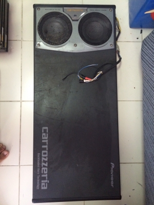 Sub Pioneer TS-WX1600A 6นิ้ว 2 ดอก เพาเวอร์ในตัว200W มือ2 ญี่ปุ่น