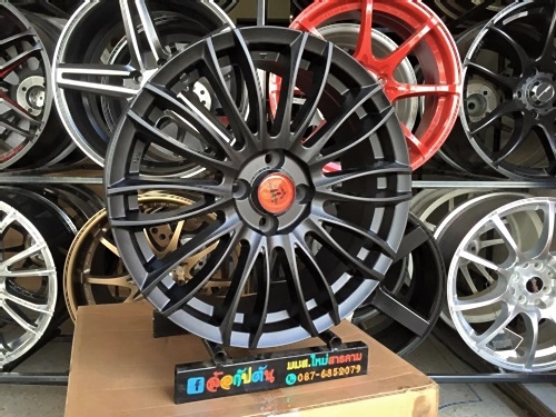 ล้อใหม่ ขอบ17 ลาย Samurai กว้าง7 4/100 พร้อมยางใหม่