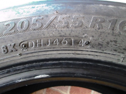 ขายยาง BRIDGESTONE EP200 205-55-16 ปลายปี14 (1ชุด)