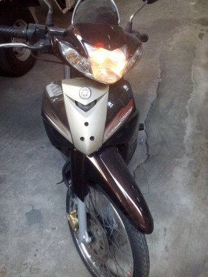 ขาย Yamaha Spark Nano ปี 54 กุญแจเล็ก สตาร์ทเท้า เครื่องดีไม่หลวม (ภาษีขาด 1 ปี) ป้ายต่างจังหวัด เล่มพร้อมชุดโอน