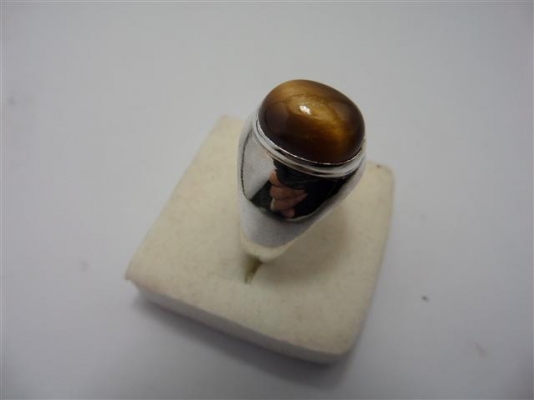 แหวนเงิน 925 พลอยตาเสือแท้