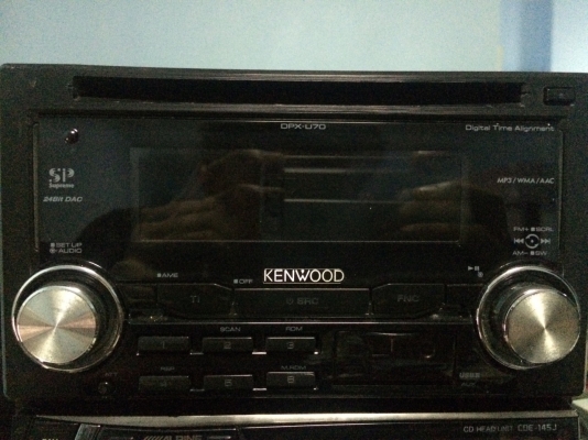 KENWOOD DPX-U70 24Bit DAC USB IPOD MP3 CD AUX ปรีเอ้า2ชุด เปลื่ยนไฟได้ทุกมุมจุดไฟ แยกสี ตัดสีได้ กราฟฟิก ลูกเล่นเยอะ คุมกล่องCD มือ2 ญี่ปุ่น