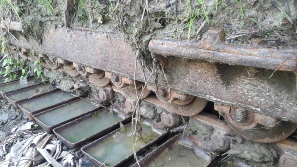 ขายรถแทรคเตอร์ KOMATSU D20P-5 ใบมีดสไลได้ 8 ทิศทาง ตีนเป็ด ราคา 170000