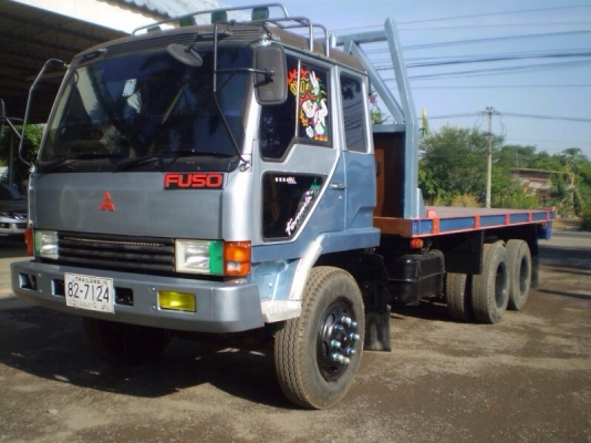 สิบล้อ มิตซู ไอ้หลง FN527MA 6D16195 พื้นเรียบ ช่วงยาว 6.50ม สภาพดีสวยบางเดิมพร้อมใช้ ทะเบียนพร้อมโอน