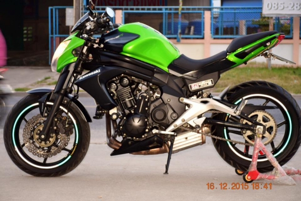 KAWAZAKI ER - 6N สีเขียว ปี 2012 สภาพสวย ๆ ราคา เบา ๆ