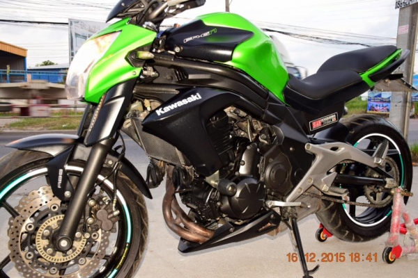 KAWAZAKI ER - 6N สีเขียว ปี 2012 สภาพสวย ๆ ราคา เบา ๆ