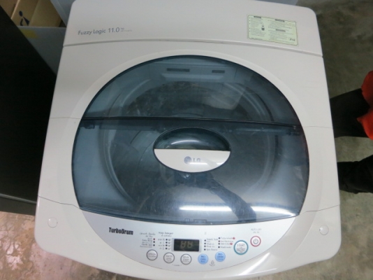 เครื่องซักผ้า LG 11 กิโล อัตโนมัติ ฝาบน รุ่น WF-T1135TD สภาพใหม่ ผลิต 01-56 มีสายน้ำเข้าน้ำออก