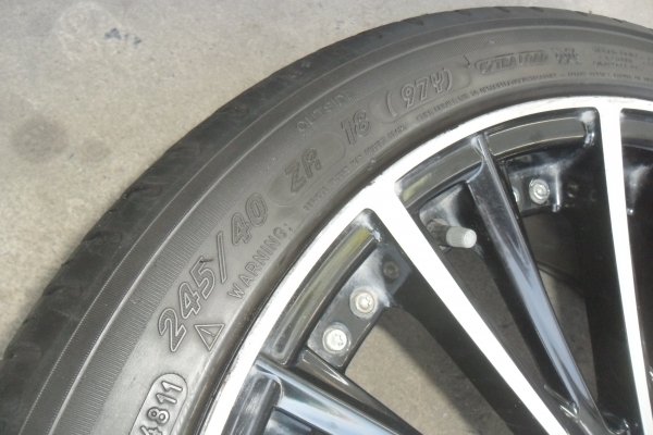 ล้อแม็ก18นิ้ว5รู114 พร้อมยาง สวยๆ 4 ล้อ ราคา 7900 บาท