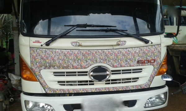 รถฮีโน่ 6 ล้อดั้ม FC9J 175 แรงม้า. ปี 54.  ( รถวิ่ง 5x,xxx กม. )    สนใจติดต่อ  081 - 6079515