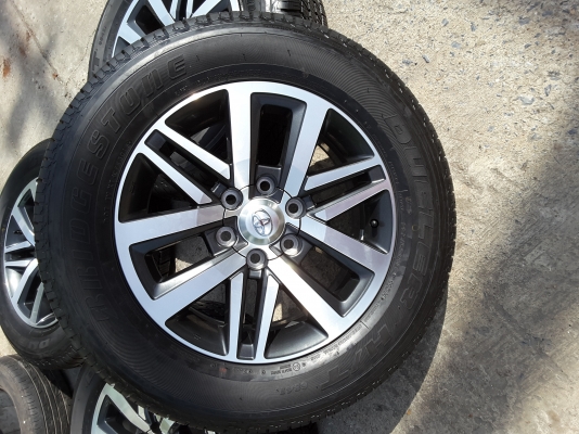 ล้อ toyota fortuner ขอบ 18 พร้อมยางป้ายแดง ชุดล่ะ 33,800