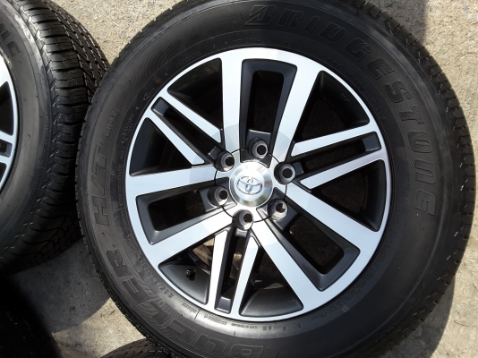 ล้อ toyota fortuner ขอบ 18 พร้อมยางป้ายแดง ชุดล่ะ 33,800