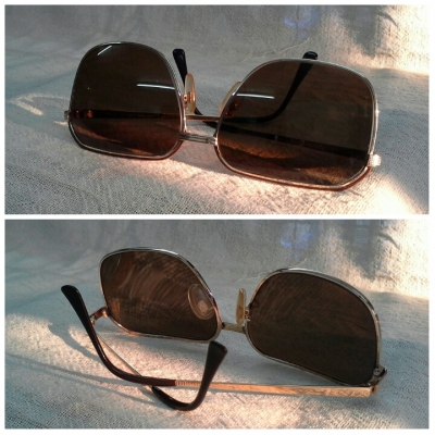 แว่นตาวินเทจโกลด์ฟิลด์ (ทองคำแท้ผสม) NAPOLEON EXCLUSIVE made in France 14KGF  บิ๊กไซซ์!