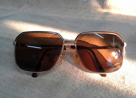 แว่นตาวินเทจโกลด์ฟิลด์ (ทองคำแท้ผสม) NAPOLEON EXCLUSIVE made in France 14KGF  บิ๊กไซซ์!