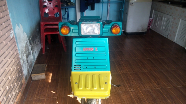 รถป๊อปสามล้อขี่ได้ปกติสตาร์ทมือต้องเปลี่ยนแบตขายตามสภาพ