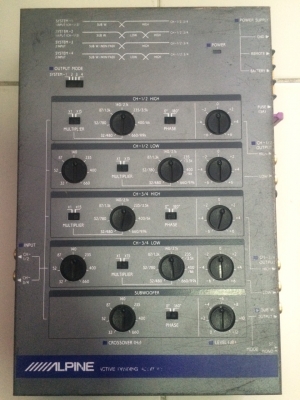 Alpine DRE-A500 CROSSOVER รุ่นใหญ่ เข้า2 ออก5 Made in Japan มือ2 ญี่ปุ่น