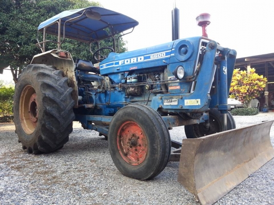 แทรกเตอร์ฟอร์ด 6600 T5 เต็มตัว ใบมีดหน้า CMT หลัง CMT เล่มทะเบียนพร้อม