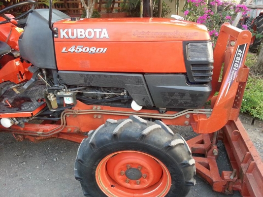นางฟ้าออกจากไร่มัน....คูโบต้า L4508 DI ผลิต JAPAN ใบมีดดันหน้าตราช้าง