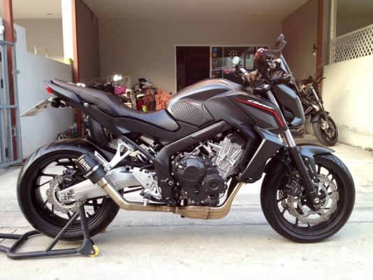 ((ดาวน์ 55000)) ขาย CB650f ปี2014 แต่งสวย วิ่ง8XXX km ราคา 245000 บาท(รับเทริ์น)
