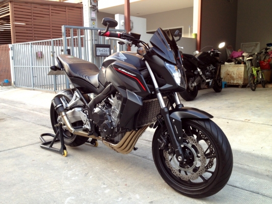 ((ดาวน์ 55000)) ขาย CB650f ปี2014 แต่งสวย วิ่ง8XXX km ราคา 245000 บาท(รับเทริ์น)