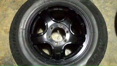 ด่วน แม็ก15*6รู กว้าง7.5 อินเตอร์สปีด japan 1 คู่ พร้อมยางปีเก่า