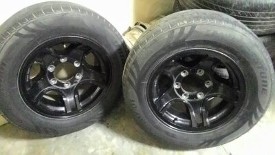 ด่วน แม็ก15*6รู กว้าง7.5 อินเตอร์สปีด japan 1 คู่ พร้อมยางปีเก่า