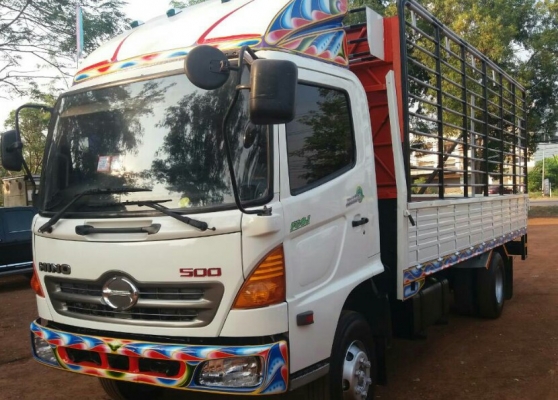 ขายด่วน รถหกล้อ HINO MEGA  ,5.50 เมตร สภาพพร้อมใช้
